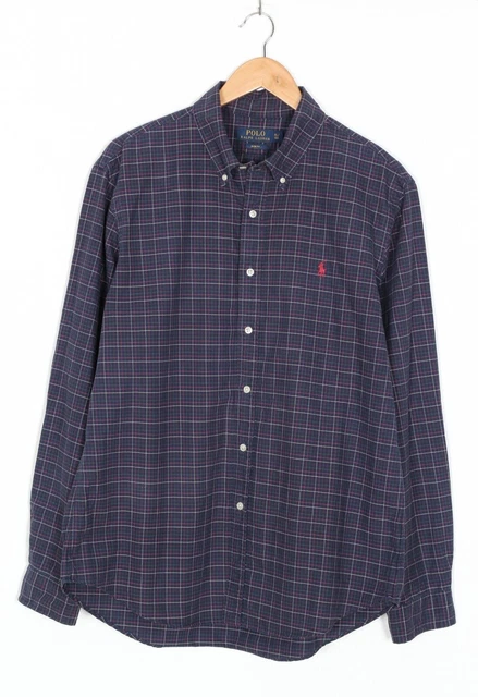 POLO RALPH LAUREN Camicia Oxford slim fit uomo taglia XL manica lunga casual