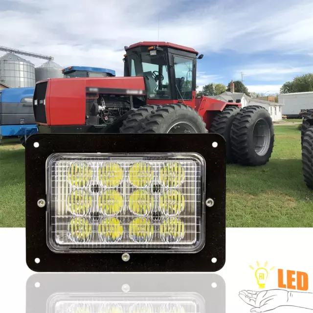 LED Tractor Headlight Hi/Lo For Case/International Harvester 9110 9130 9150 9170