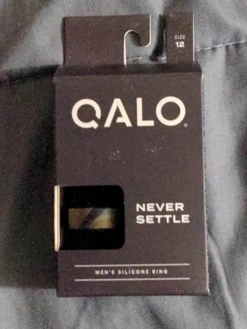 QALO Men's Camo Basic Silicone Ring Size 12 New