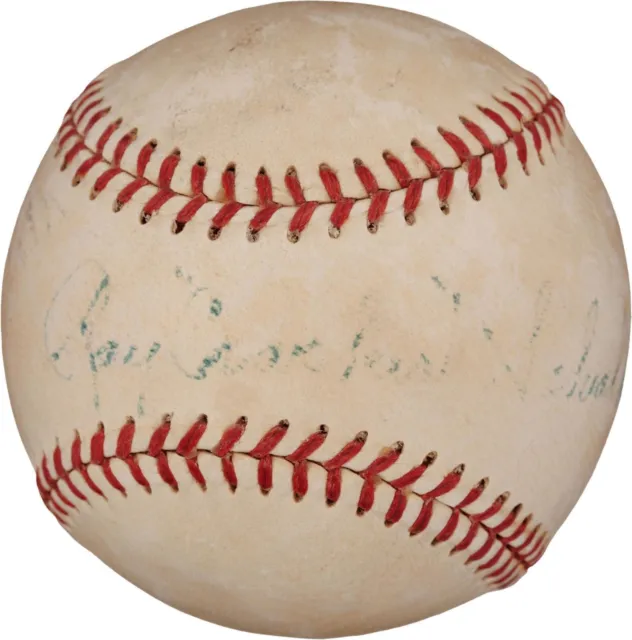 Ray Schalk Single Signed American League Harridge Baseball PSA DNA COA HOF