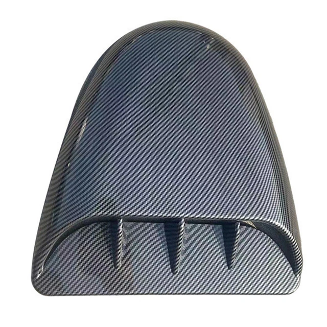 UNIVERSAL CARBON FIBER Car Hood Air Flow Intake Scoop Grill