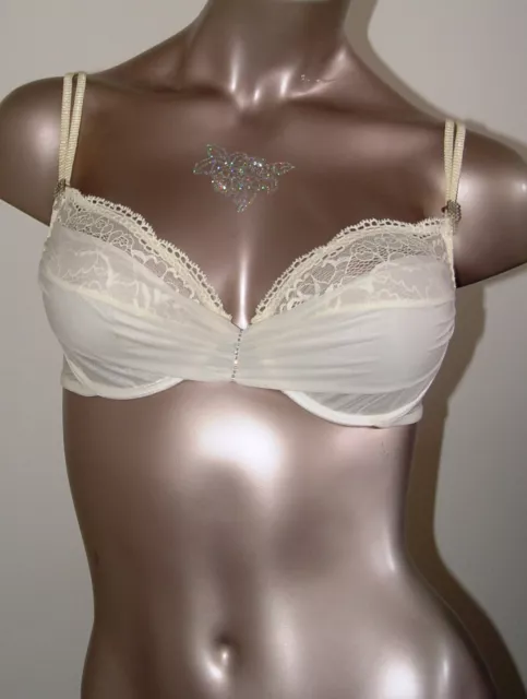 Soutien-gorge 100D (85D eu) Cerclé MAISON LEJABY Crystal Lys