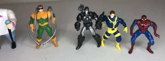 Vintage Toy Biz MARVEL HEAVY METAL HEROES 1994 Lot of 9 Diecast Figures 2