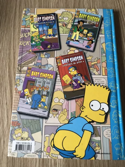 Livre Bd Bande Dessinée Le Bouquin Un Brin Barjo De Bart Simpson Panini Comics 3