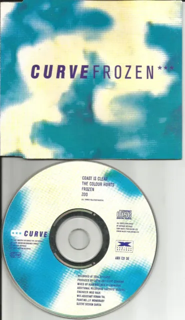 CURVE Frozen w/ 4 UNRELEASED Trx LIMITED Europe CD single USA seller 1991