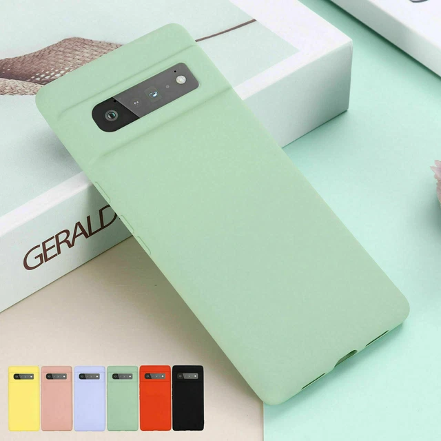 For Google Pixel 7 Pro 6A Liquid Silicone Shockproof Slim Protective Case Cover