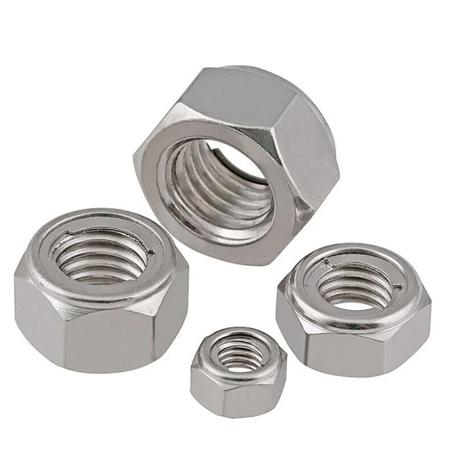 Tuerca hexagonal de acero inoxidable A2 M3 M4 M5 M6 M10 M12 M14 M16 M20 tuercas métricas