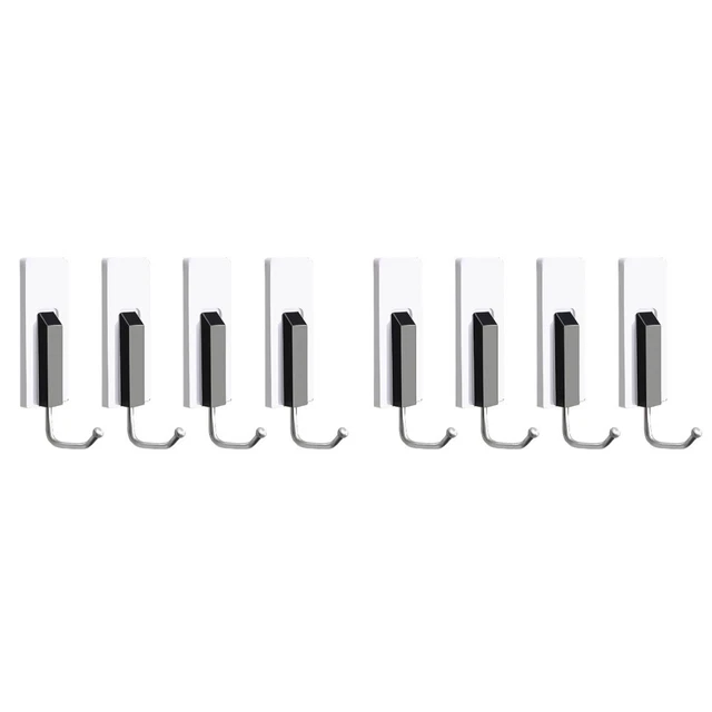 Gancio Per Microfono Da Parete - 2 Pezzi In Silicone E Ferro, Montaggio Stabile