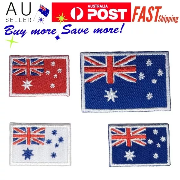 Australian Flag Iron on Patch ANF Ensign Australia Straya Small Little Tiny Mini