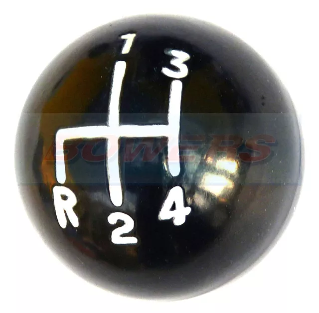 Austin Healey Mgb Mbg Land Rover Series 1/2/2A/3 Black Ball Gear Knob 1B3736