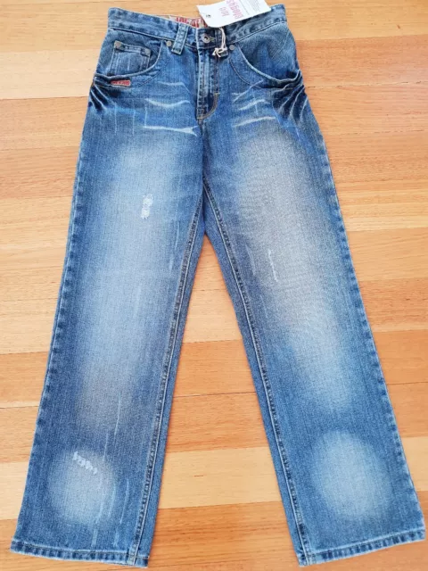 Bnwt - Boy's Joe Bloggs - Relaxed Fit Denim Jeans - Size 10 - Rrp$79.95