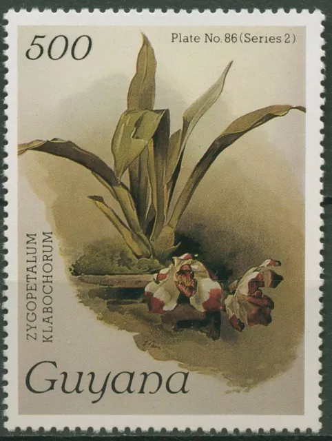 Guyana 1987 Orchideen aus dem Werk "Reichenbachia" 1866 postfrisch