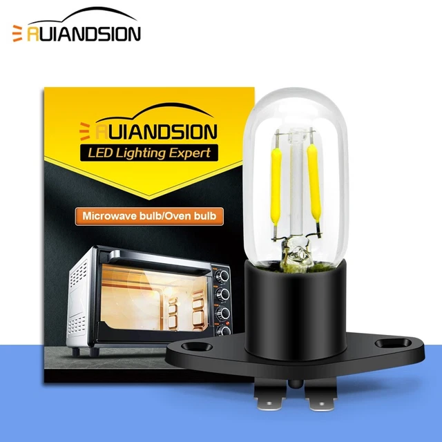 Lampadina Per Forno A Microonde T170 - 240V 25W, Base Con Connettori - Foto 10