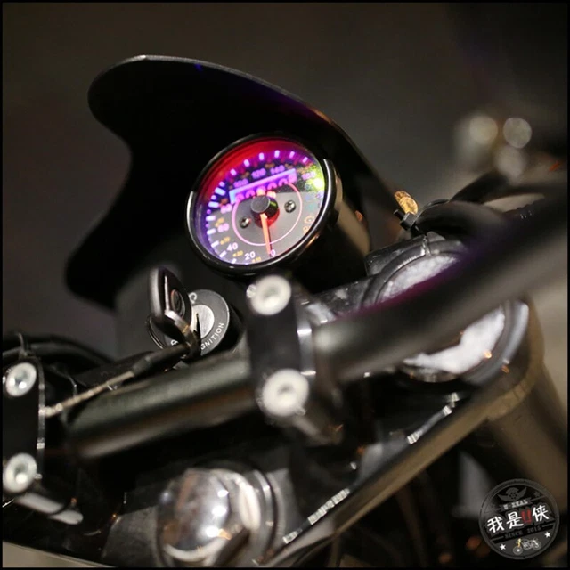 Moto retrò adattate mini contachilometri meccanico mosto acciaio inox