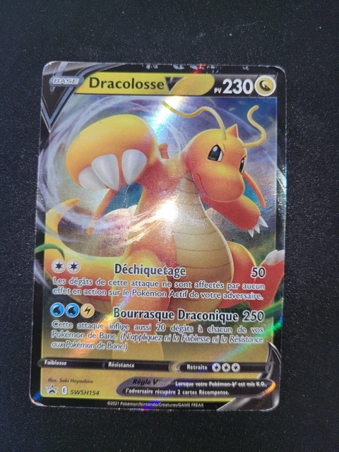 Dracolosse V SWSH235 - Ultraboost X Épée Et Bouclier 10.5 - Coffret 10 Cartes Pokémon Françaises