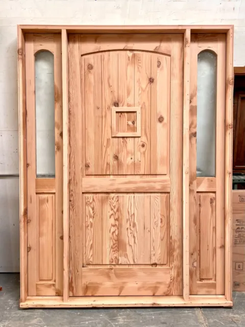 Rustic door solid wood oak mahogany alder oak sycamore Choose species/size
