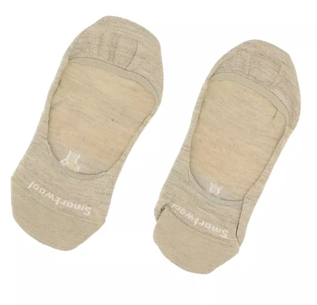 Smartwool L10142 Womens Oatmeal Secret Sleuth No Show Socks Size M