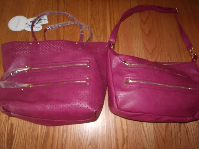 Under One Sky Unicorn Weekender Zipper Bag 15W x 10.5H x 10.5D Pink