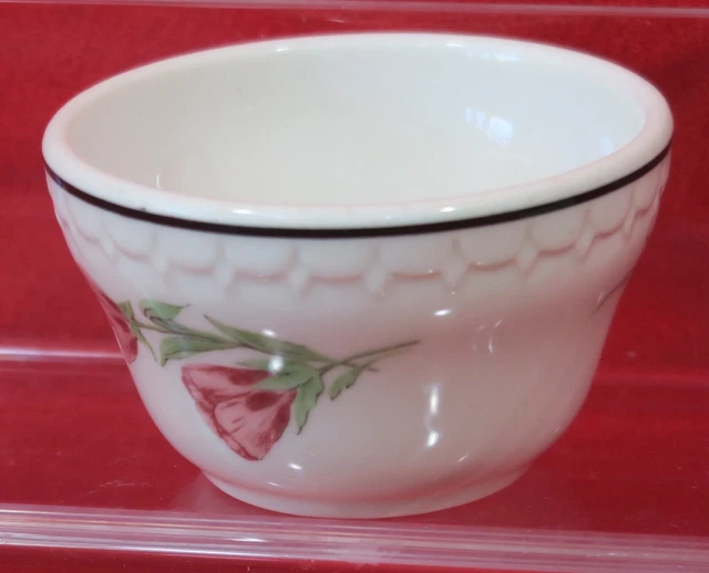 Vintage Southern Pacific China Bouillon Bowl -Prairie Mountain Wildflowers -Rrbs 3