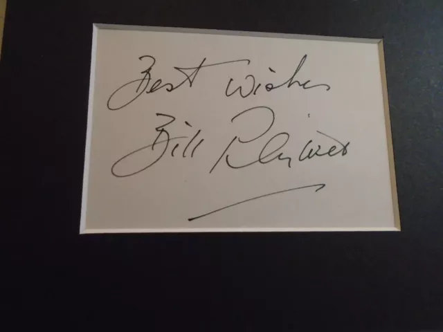 Bill Pertwee Dads Army Genuine Signed Authentic  Autograph - UACC / AFTAL. 2