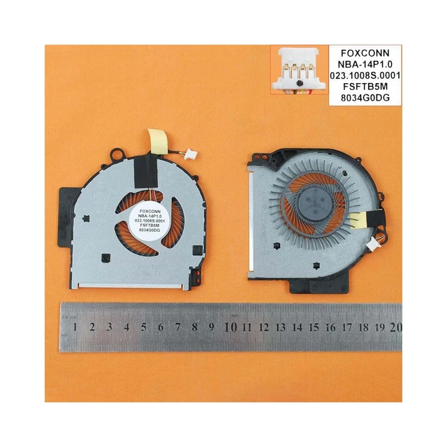 Compatible Ventilador Fan Hp X360 14-ba004la 924281-001 | Cuotas sin interés
