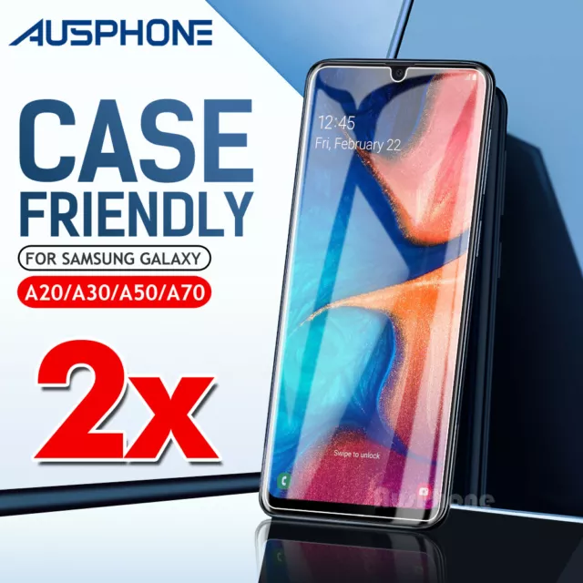 2X Tempered Glass Screen Protector for Samsung A14 A04s A54 A34 A23 A13 A22 A53