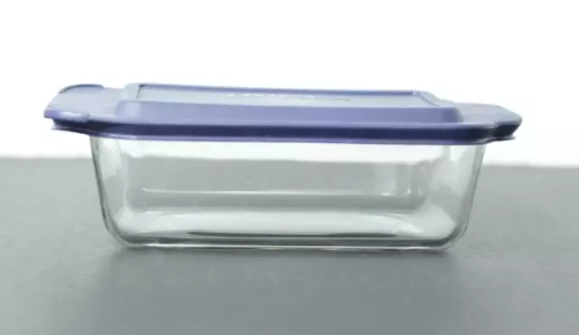 Vintage Pyrex 213 Clear Glass Loaf Pan Bread Baking Dish 1.5 qt 8.5x4.5x2.5 USA