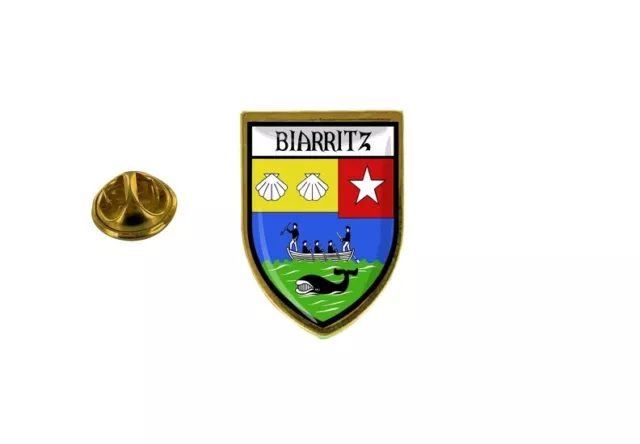 pins pin badge pin's souvenir ville drapeau pays blason biarritz