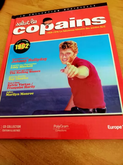 SALUT LES COPAINS 1962 - livre + CD comme neuf