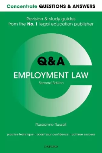 Roseanne Russell Concentrate Questions and Answers Employment Law (Poche)