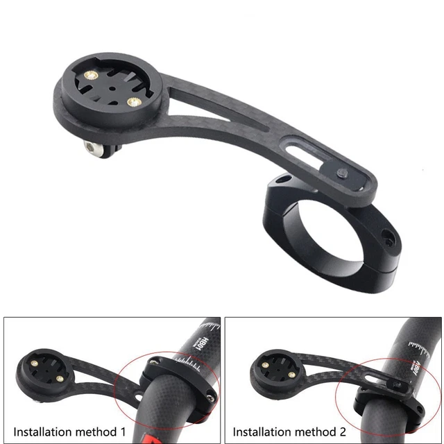 Carbon Fiber Bike Computer Mount for Garmin Bryton Cateye Durable Construction