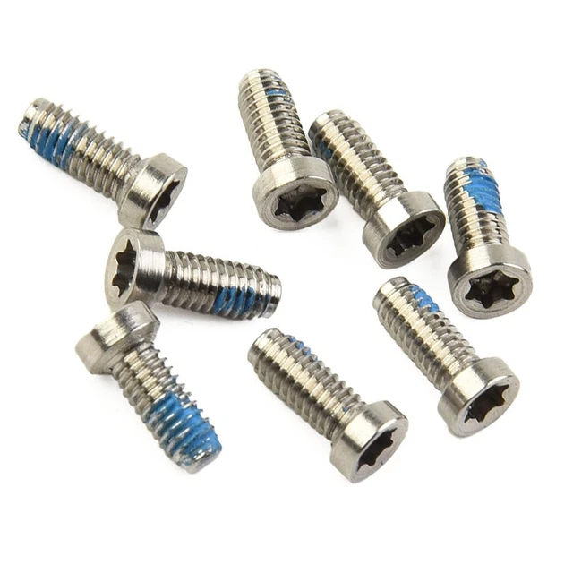 Boulons Fixation Plateau 12mm – Pour Pédalier Shimano/SRAM/FSA/Campagnolo – Argent