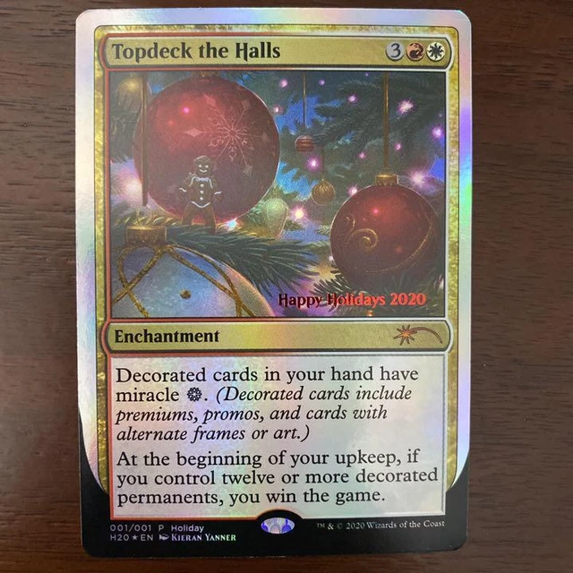 MTG FOIL HAPPY Holidays 2020 Promo Topdeck the Halls (NM) $70.00 