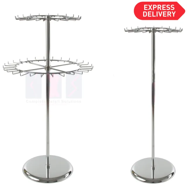 Professional Heavy Duty Stand Tie Belt Stand 1&2 Tier Shop Display Stand