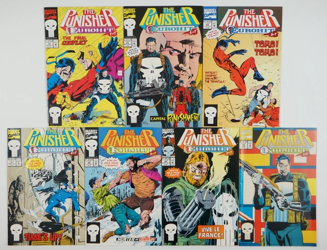 Punisher: Eurohit #1-7 VF/NM complete story Marvel Dan Abnett Andy Lanning 64-70