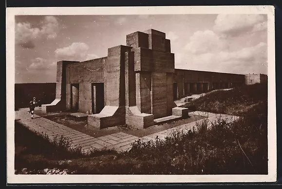 CPA Thiaumont, Monument de la Tranchée des Baionnettes