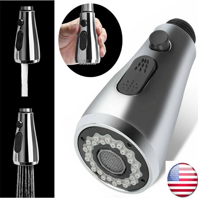 KITCHEN FAUCET SPRAY Head 3Mode Pull Down Out Nozzle Sprayer