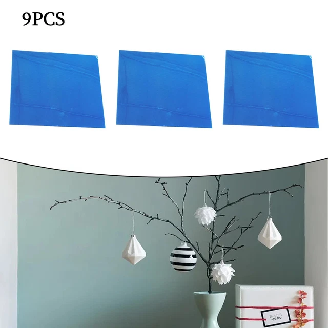 Adesivi da parete piastrelle a specchio quadrate 9 * 15 cm per decorazione soggiorno casa 0,2 mm