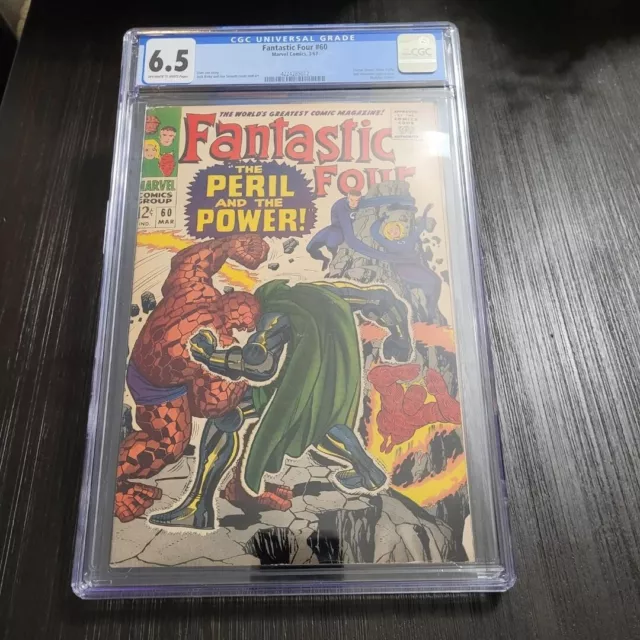 Fantastic Four #60 Graded Cgc 6.5  No Reserve!!!!