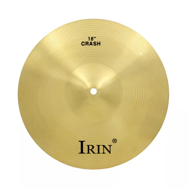 16" Brass Crash Hi-Hat Cymbale Drum Set Pièces d'instruments de musique pour