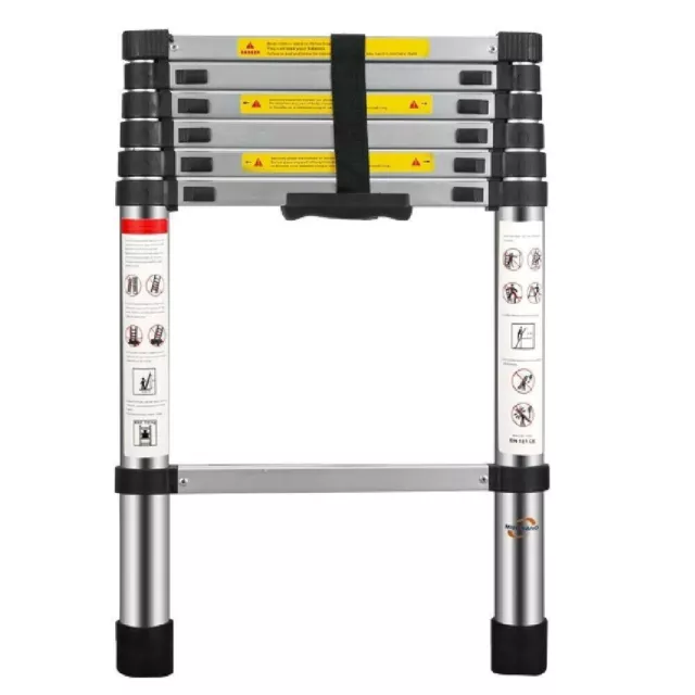 6.6FT 2m Telescopic Ladder Portable Folding Extendable Local Collection Only