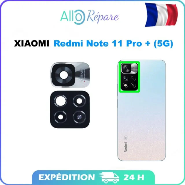 Vitre appareil photo lentille caméra Arrière XIAOMI Redmi Note 11 Pro+ 5G