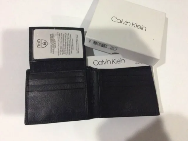 Calvin Klein mens leather wallet