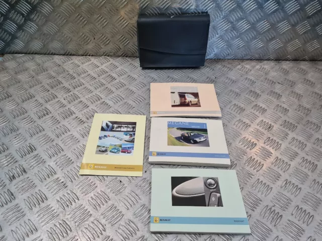 Renault Megane Owners Manual Handbook & Wallet MK2 OEM