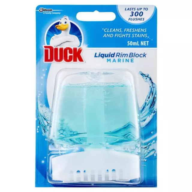 Duck Liquid Rim Block Toilet Cleaner Marine 50ml