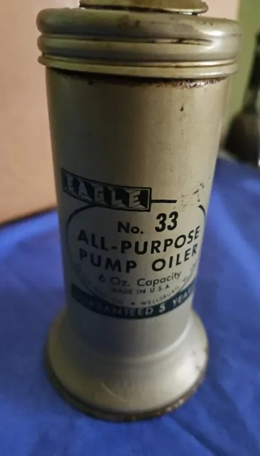 Eagle No 33 All Purpose Pump Oiler 6 Oz Capacity