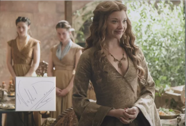 NATALIE DORMER Signed 12x8 Photo Display MARGAERY TYRELL In GAME OF THRONES COA