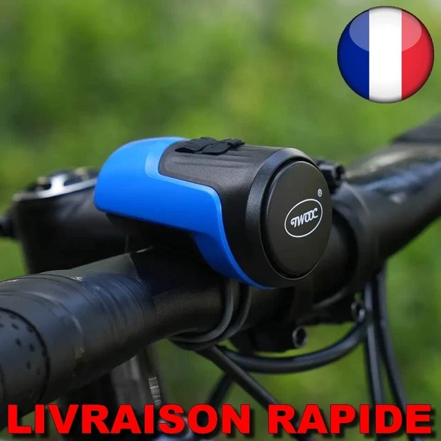 Lixa-da Mini Bicyclette Alarme Klaxon Vélo Alerte Bells 110-120db Fort Rechargeable USB Sirène électrique