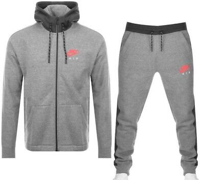 Nike Air Genuine NSW Tracksuit Sportswear Hoody & Pants Grey Various Sizes