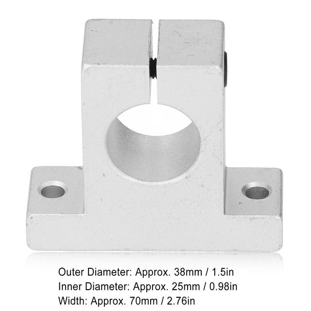 4 pz kit supporto binario lineare lega di alluminio per albero asta 25 mm SK25